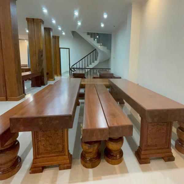 Bộ bàn ăn gỗ 6